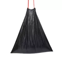 洁能尚 JNS-WY003 50*60cm 20只/卷 1卷/包 加厚抽绳 垃圾袋 (计价单位:包) 黑色