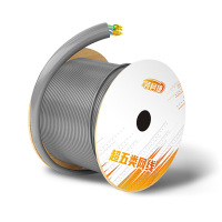 领柯捷 LKJ-WX06 305.00米/箱 0.50mm超五类4对双屏蔽 网线(计价单位:箱)灰色