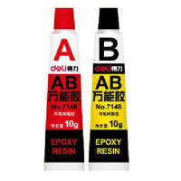 得力(deli)7148 AB万能胶水2支/卡
