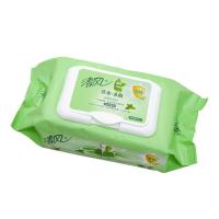 清风御本草草本杀菌湿巾家庭装80片