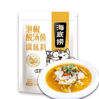 海底捞泡椒酸汤鱼调味料210g