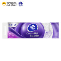 维达棉韧立体美4层无芯卷纸140g*12卷