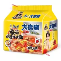 康师傅 大食袋5连包番茄鸡蛋牛肉面