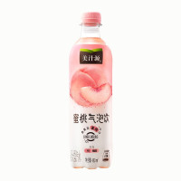 美汁源蜜桃气泡饮桃汁汽水480ml