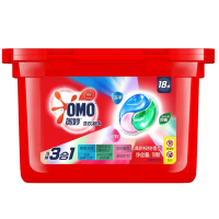 奥妙三合一清新桉树洗衣凝珠18颗