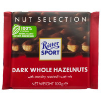 瑞特滋全榛子黑巧克力制品100g