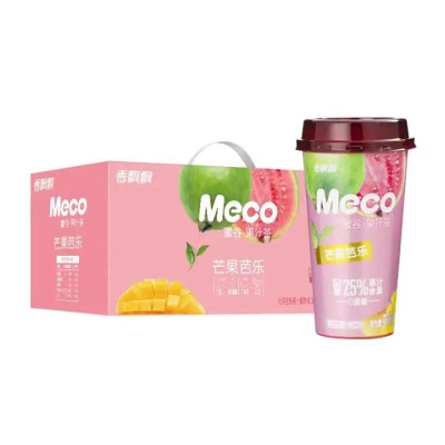 香飘飘meco果汁茶芒果芭乐味400ml