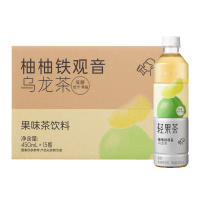 喜茶轻果茶柚柚铁观音乌龙茶500ml