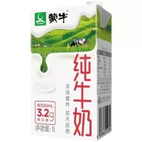 蒙牛纯牛奶盒装1L