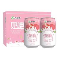 西域春无醇白桃奶啤 300ml/罐啤酒