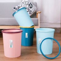 巧又好撞色压圈垃圾桶8L0117