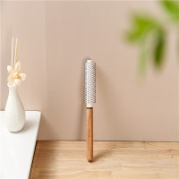 希艺欧美物木柄卷发梳1把装