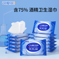 [快递发货]爱恩倍酒精消毒湿巾10抽/包