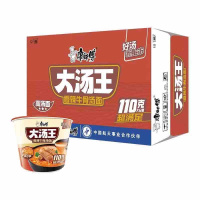 康师傅大汤王香辣牛骨汤经典桶装110g*12