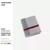 伊伊爱 YBH25273 克罗地亚防螨毛巾 34*74cm*2 灰色