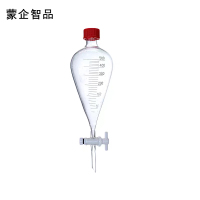 蒙企智品 梨形分液漏斗旋钮式500ml/个
