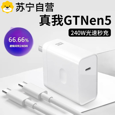 Realme真我GT5充电器240W光速秒充GTneo5超级闪充neo5头3139B