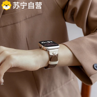 适用applewatch表带s9苹果手表s8全包一体iwatch手表带s7冰川透明3139B