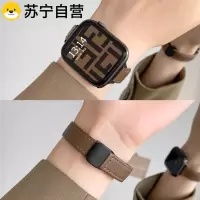 适用iwatch10表带s9/8/7新款Applewatchultra2代磁吸真皮applewatchs9高级3139B