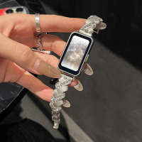 适用oppo手环2表带镂空牛仔oppoband2手表带新款智能运动二2代替换腕带3139B