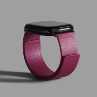 适用oppo手环2表带金属四叶草智能OPPO手环1代皮质拼接替换腕带3139B