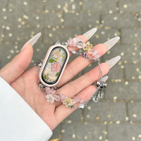 适用红米手表5表带磁吸滑扣编织尼龙回环手表带REDMI Watch5腕带3139B