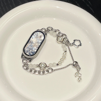 适用oppo手环2表带镂空牛仔oppoband2手表带新款智能运动二2代替换腕带3139B