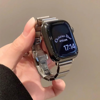 适用oppo手环2表带金属四叶草智能OPPO手环1代皮质拼接替换腕带3139B