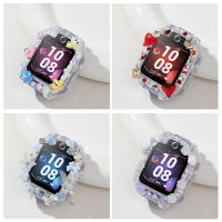 适用华为儿童手表保护套5XPro保护壳树脂渐变3/4/5pro全包透明智能3139B