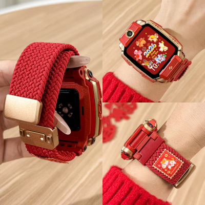 猫咪毛绒挂脖套适用小天才Z11电话手表表带3139B