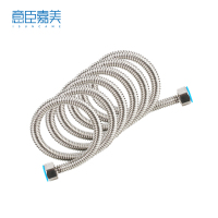 意臣嘉美 不锈钢波纹管+帽 4分1.5米双头管 根