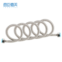 意臣嘉美 不锈钢波纹管+帽 4分1米双头管 根