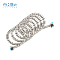 意臣嘉美 不锈钢波纹管+帽 4分2米双头管 根