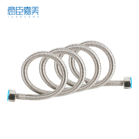 意臣嘉美 不锈钢波纹管+帽 6分80cm双头管 根