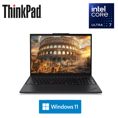 联想ThinkPad T16 00CD 16英寸(Ultra7-155H 32G内存 1TB固态 高清屏 Win11)轻薄便携高效商务笔记本电脑 不含票