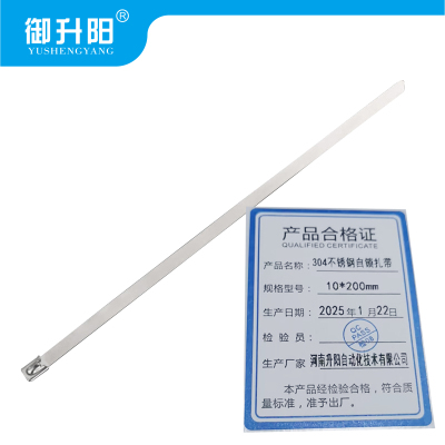 御升阳 304不锈钢自锁扎带 10*200mm 每条