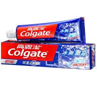 高露洁劲白小苏打牙膏亮白美白清新口气清洁口腔-竹炭薄荷味120g