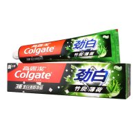 高露洁劲白小苏打牙膏亮白美白清新口气清洁口腔-茉莉白茶味120g