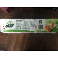 心相印优选郁金香三层无芯卷纸75g*10卷