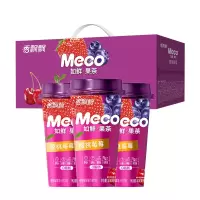 香飘飘Meco蜜谷果汁茶樱桃梅梅400ml