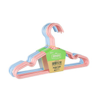 29cm绿色密码儿童浸塑衣架[8只装]321
