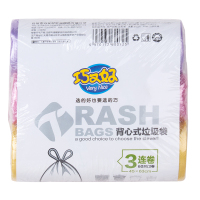 巧又好背心式三连卷垃圾袋60只装8072 45*63cm