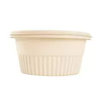 百晟长恒 BSCH-09 环保圆餐盒 650ml 1.00/个 (计价单位:个) 黄色