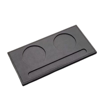 百晟长恒 BSCH-54 12*24cm皮革两杯位杯托 (计价单位:个)黑色