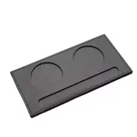 百晟长恒 BSCH-54 12*24cm皮革两杯位杯托 (计价单位:个)黑色