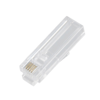 百晟长恒BSCH-A58 六类金属屏蔽镀金8芯 电话水晶头 50.00 个/包 (计价单位:包) 透明