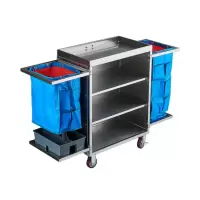 百晟长恒 BSCH-STCH03 双边客房清洁服务手推车(计价单位:台)银色