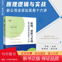 2024新书 原理 逻辑与实战 新公司法诉讼实务十六讲 李皓 主编 陈樱娥 副主编 法律出版社