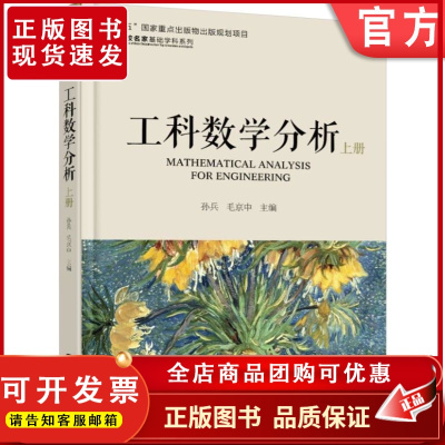 正版 工科数学分析 上册 孙兵 毛京中 名校名家基础学科系列 高等学校教材 9787111589129 机械工业出版