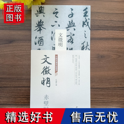 经折装文征明行书前后赤壁赋中国书迹名品丛刊弘蕴轩编长卷原色原帖文征明行书折页装裱鉴赏毛笔书法字帖成人学生临摹